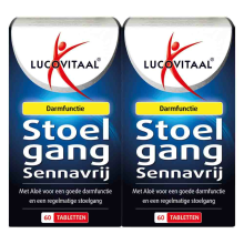 2X Lucovitaal Stoelgang Sennavrij 60 tabletten