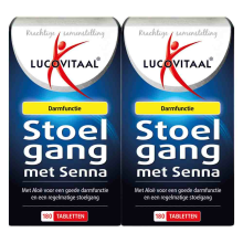 2X Lucovitaal Stoelgang met Senna 180 tabletten