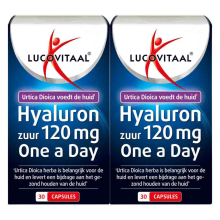 Jumbo 2x Lucovitaal Hyaluronzuur 120mg One A Day 30 capsules