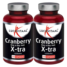 2X Lucovitaal Cranberry X tra One a Day 240 capsules
