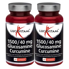 2X Lucovitaal Glucosamine Curcumine 1500/40mg 60 capsules