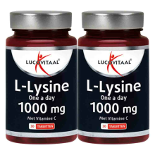 2X Lucovitaal L Lysine 1000 mg One a Day 30 tabletten