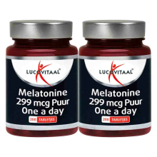 2X Lucovitaal Melatonine Puur 0,299mcg 200 tabletten