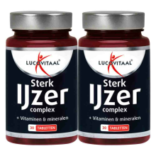 Intertoys 2x Lucovitaal Sterk IJzer Complex 30 tabletten