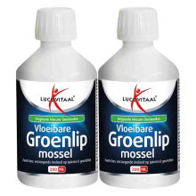 2X Lucovitaal Groenlipmossel Vloeibaar 200 ml