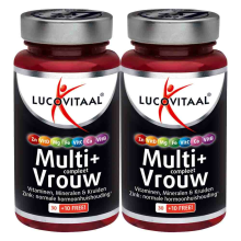 2X Lucovitaal Multi + Compleet Vrouw 40 tabletten