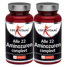 2X Lucovitaal Aminozuren Compleet + Vitamine B6 60 capsules