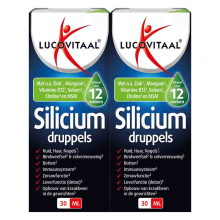 2X Lucovitaal Silicium Druppels 30 ml
