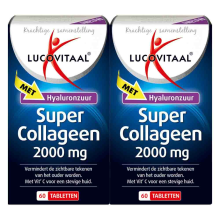 Qweenie 2x Lucovitaal Super Collageen 2000 mg 60 tabletten