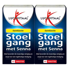 2X Lucovitaal Stoelgang met Senna 60 tabletten