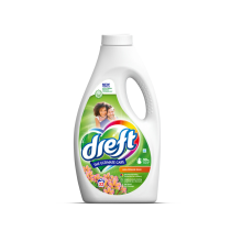 2+2 Gratis: Dreft Vloeibaar Wasmiddel Amazone Regen 32 Wasbeurten 1,4 liter