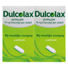 2X Dulcolax Moeilijke stoelgang 10 mg 6 stuks