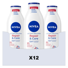 12X NIVEA Bodylotion Repair & Care 250 ml