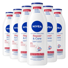 6X NIVEA Bodylotion Repair & Care 250 ml