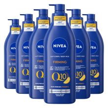 6X NIVEA Bodymilk met Pomp Q10 Verstevigend 400 ml
