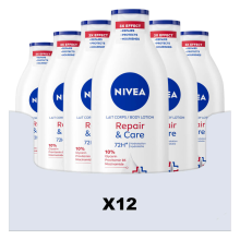 12X NIVEA Bodylotion Repair & Care 400 ml