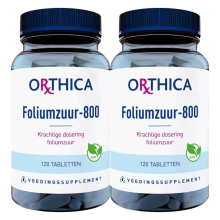 2X Orthica Foliumzuur 800 120 tabletten