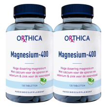 2X Orthica Magnesium 400 120 tabletten