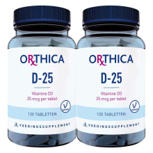 2X Orthica D 25 120 tabletten