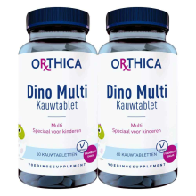 2X Orthica Dino Multi 60 kauwtabletten
