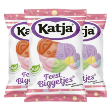 3X Katja Feest Biggetjes 250 gr