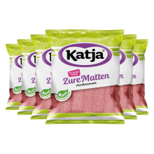 6X Katja Zure Matten Aardbei 125 gr