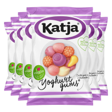 6X Katja Yoghurtgums 135 gr