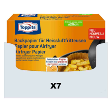 7X Toppits Airfryer Papier 20 cm 20 stuks