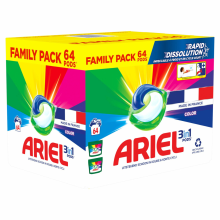 Ariel 3in1 Wasmiddel Pods Color 64 stuks