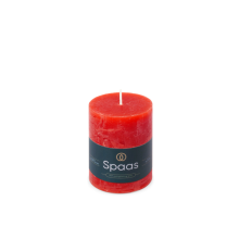 8X SPAAS Rustieke Pillarkaars ± 35 branduren Rood
