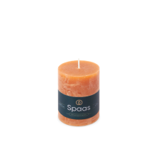 8X SPAAS Rustieke Pillarkaars ± 35 branduren Oranje