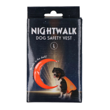 Nightwalk Dog Safety Vest Orange L