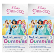2X Disney Multivitamines Princes 60 gummies