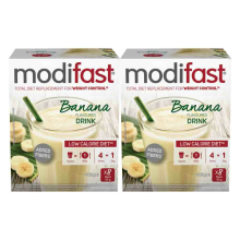 Le Creuset 2x Modifast Weight Control Milkshake Banaan 8 x 55 gr