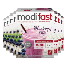 8X Modifast Weight Control Milkshake Blueberry 8 x 55 gr
