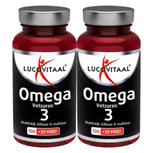 2X Lucovitaal Omega 3 Vetzuren 120 capsules