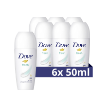 6X Dove Deodorant Roll On Fresh 50 ml
