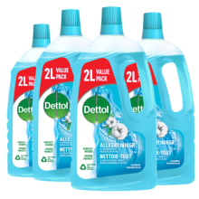 4X Dettol Allesreiniger Power & Fresh Katoenfris 2 liter