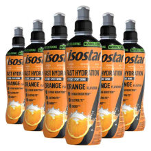 6X Isostar Fast Hydration Orange 500 ml