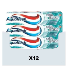 12X Aquafresh Tandpasta Active Fresh 100 ml