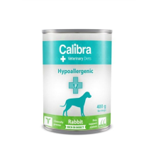 Calibra Hondenvoer Veterinary Diet Hypoallergenic Konijn & Insect 6 x 400 gr