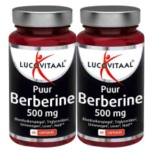 2X Lucovitaal Berberine Puur 500 mg 60 capsules