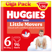 Huggies Little Movers Luierbroekjes Maat 6 (15   25 kg) 96 stuks