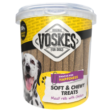 Voskes Hondensnacks Vleesrol Kip 600 gr