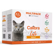 Ravensburger Calibra Kattenvoer Life Adult Multipack 12 x 85 gr
