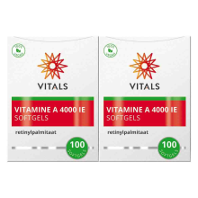 2X Vitals Vitamine A Retinylpalmitaat 4000ie 100 softgels