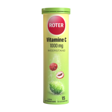 4X Roter Vitamine C 1000 mg Lime  Lychee 15 bruistabletten