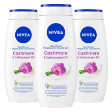 3X NIVEA Douchecrème Cashmere & Cotton Seed Oil 250 ml