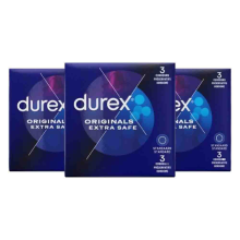 3X Durex Condooms Extra Safe 3 stuks
