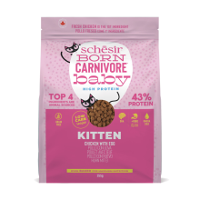 Schesir Born Carnivore Kitten Kattenvoer Chicken & Egg 255 gr